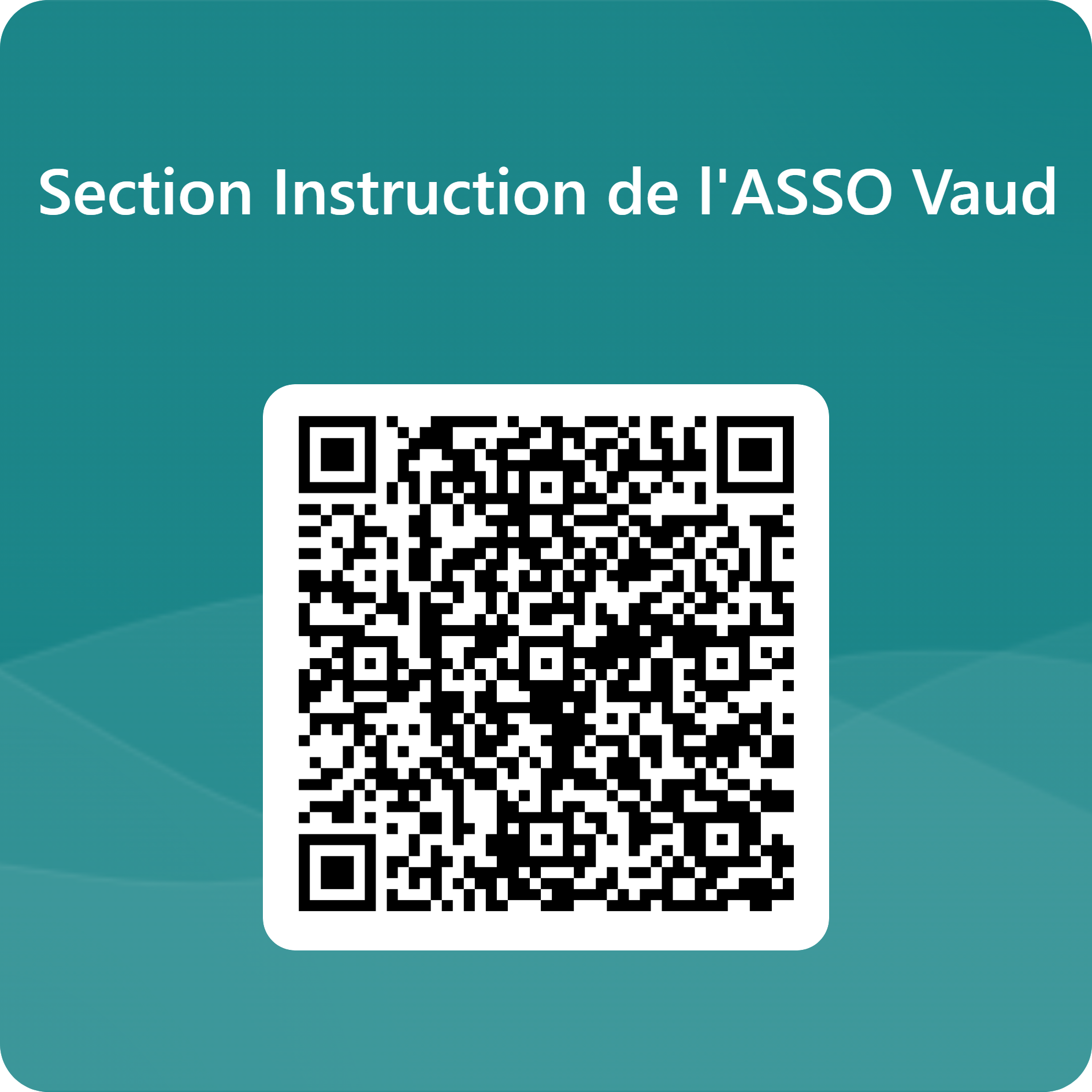 QRCode pour Section Instruction de l'ASSO Vaud